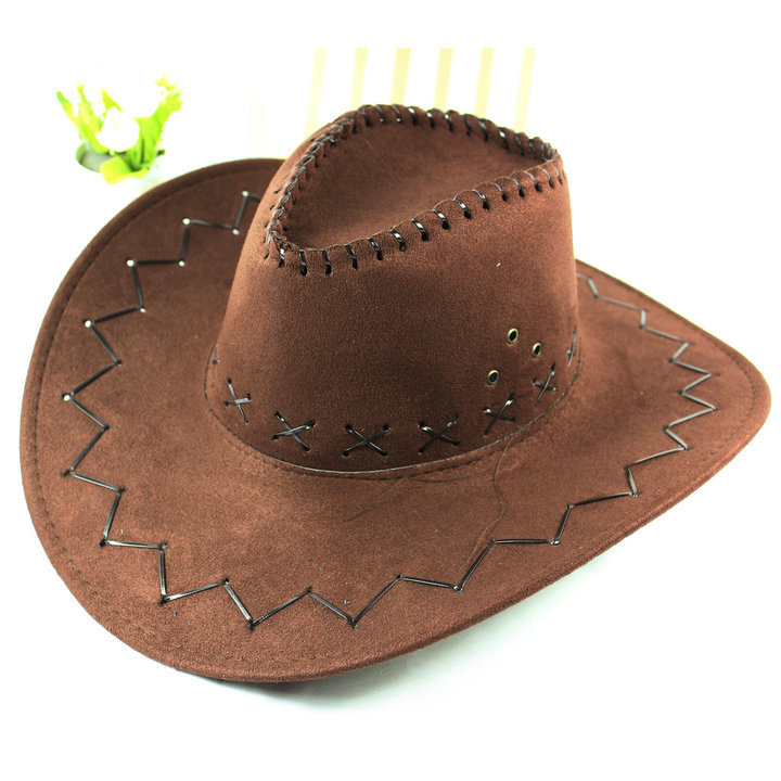 Hoped cowboy hat sun-shading cowboy hat male hat denim chromophous