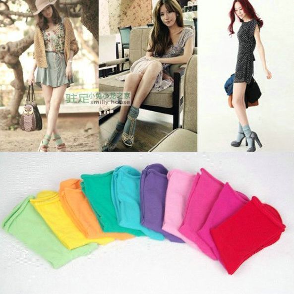 hot! 100% cotton candy color socks for spring and summer for women sexy socks