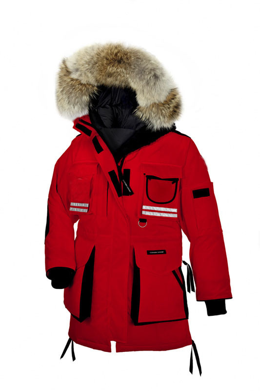 Hot 2012 Canada GS Womens Snow Mantra down jackets coats Raccoon fur collar Winter warm 4cols Free shipping