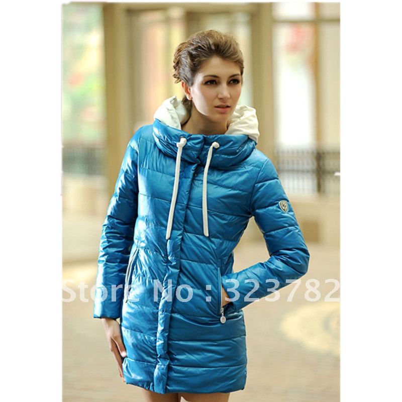 Hot !!! 2012 winter down cotton-padded jacket female medium-long slim fashion Women cotton-padded jacket wadded jacket outerwear