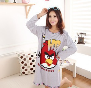 Hot! 3PCS Pajamas Flannel pajamas long sleeve cartoon hooded upset women in the winter and autumn suit living cloth