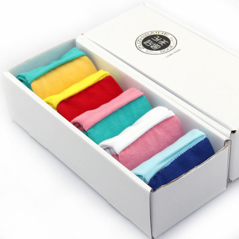 HOT!!! 5 double gift box thick cotton socks 100% cotton autumn and winter women's socks sock