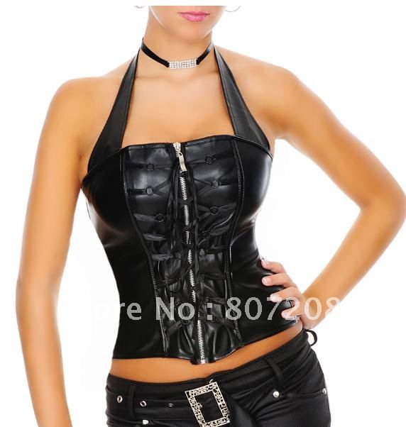 Hot !! 50006 Sexy leather corset, lingerie wholesales, body lift shaper, brocade corset S-2XL