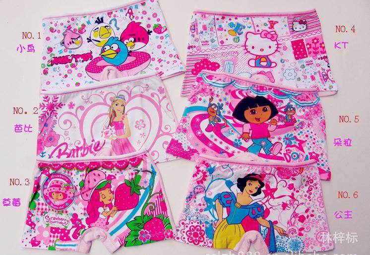 hot  Children pure cotton underwear, , children's underwear factory wholesale12pcs/lot