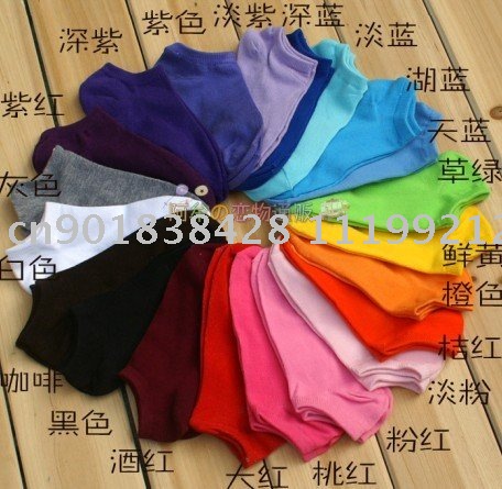 HOT Colorful boat style socks, stockings, socks and candy plate boat socks for women 35pcs/lots