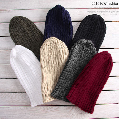 Hot Fashion knitted hat male solid color general hat male knitted hat Free Shipping