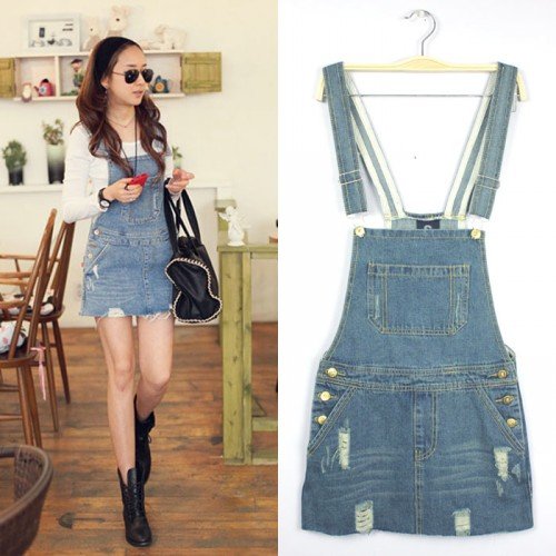 HOT!!!Fashion Korea new joker Women denim Jeans Jumpsuit women jeans overalls freeshipping