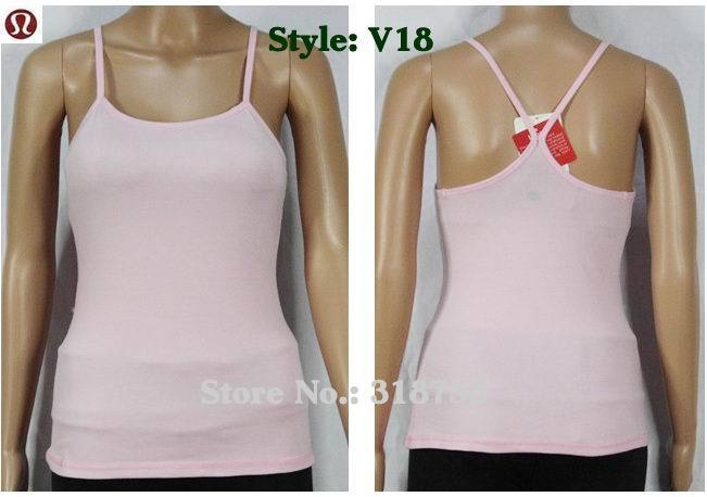 Hot Fashion Lulu lemon Brand Women's Tanks Tops Leisure Lady Camis Active Sportswear  2#--12#