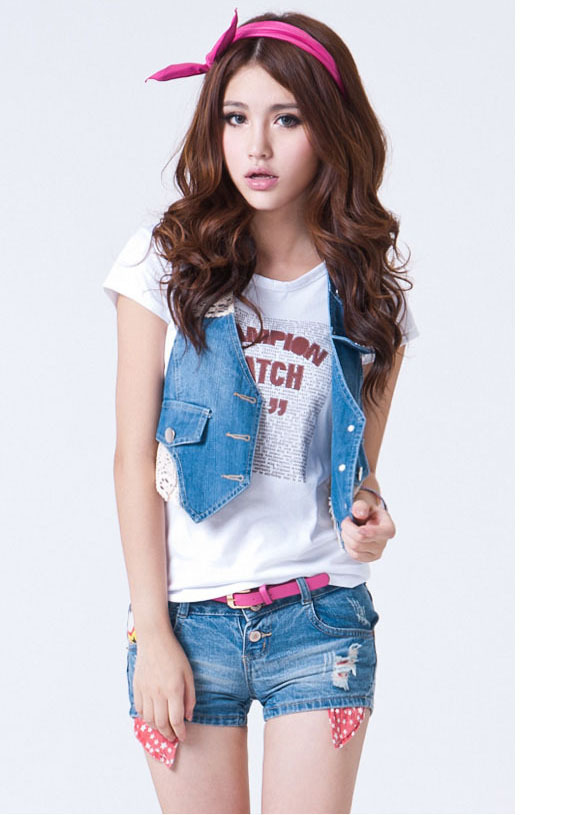 Hot! Free Shipping Fashion Western Style Distreessed Sexy Slim Jeans Shorts, Summer Short Jeans, Denim Jeans Woman JD517SK