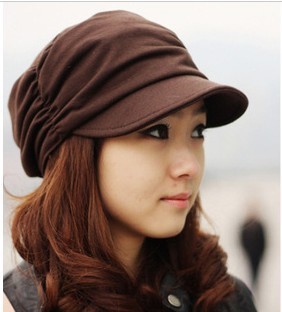 HOT  free shipping!! Fashion Women's Winter knitted hat large sphere hat thermal knitting Beanies hat Free Shipping h009