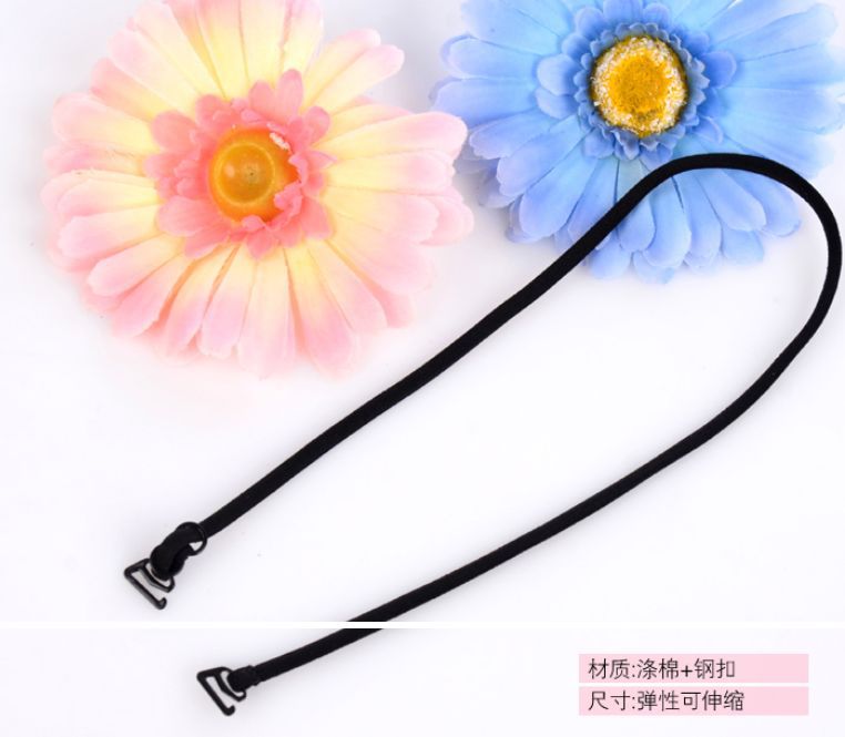 Hot hung neck shoulder strap black suspenders