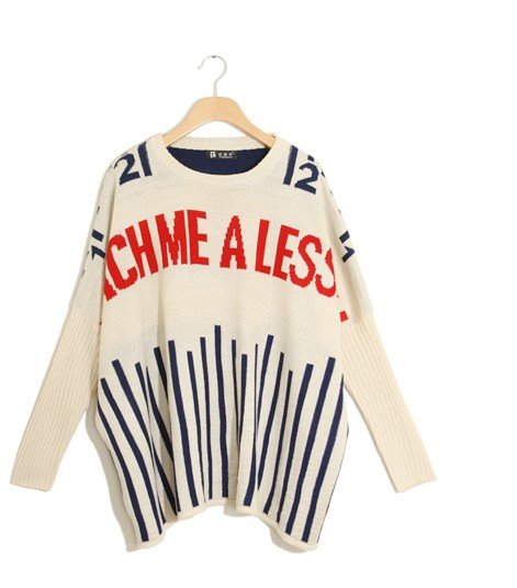 Hot long sleeve stripe,sweaters 2012 women, knitted sweater NZZ1007