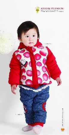 Hot MINNIE baby with a hood zipper sweater winter baby boy outerwear jacket top 3950a Free Shipping