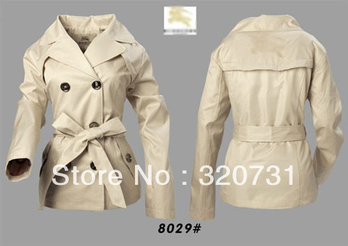 Hot New 2013 Fashion Brand Burb Desigual Short Slim Belted Double-breasted Trench Coat/Designer Vintage Spring Outerwear #8029