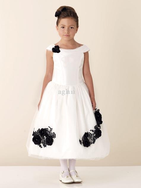 Hot New Ankle Length Flower Girl Dress Tulle Pageant Bridesmaid Wedding Gown F94