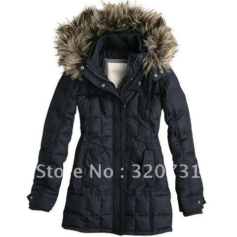 HOT New Design Women Fashion Long Slim Fit Winter Snow Down Jacket/Women Warm Fur Collar Duck Down Coat&Outerwear/#JJ10