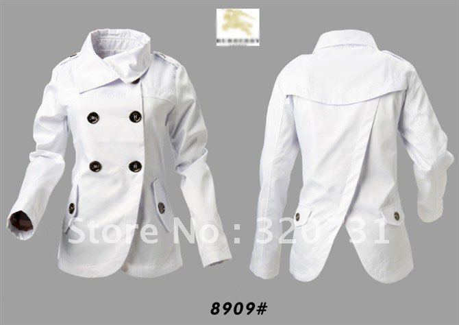 Hot On Sales 2012 New Design Short Style Trench Coat For Women/Lady Spring Double Breasted Trench Jacket Outerwear #8909