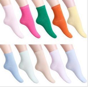 Hot  Popular Women's Sock Solid Colors  Fashion Candy Colored Elasticity socks 30 piece/Lot