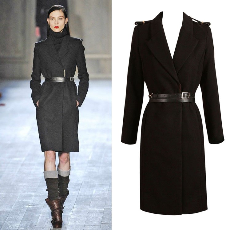 Hot!! /Retail 2012 New  Fashion Europe and the United States Beckhams Slim small fragrant wind suit wool coats jacket