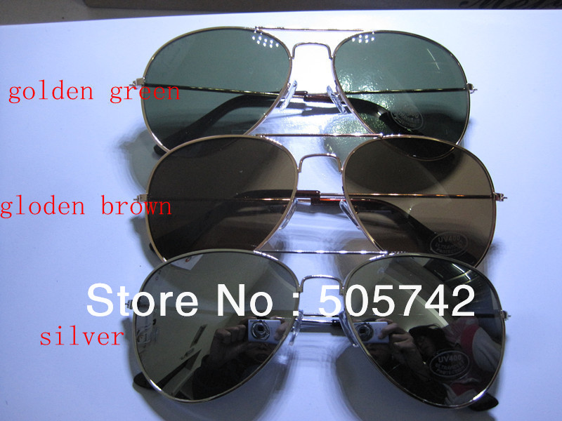 Hot sale!1 pcs Free shipping Designer Sunglasses Aviator Sunglasses Mens Womens Sunglasses Five Colors