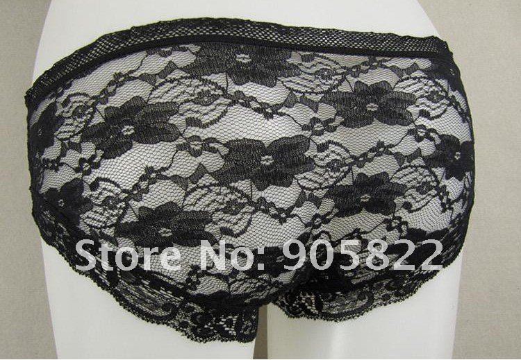 Hot sale+100pcs/lot,Flower Hollow-out design Multicolor Sexy underwear,women's lace briefs(KT023)