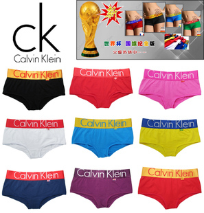 Hot Sale 12 PCS Brand New Women's Underpants World Cup Commemorative Edition National Flag Boxers Briefs CK121 - Free Shipping