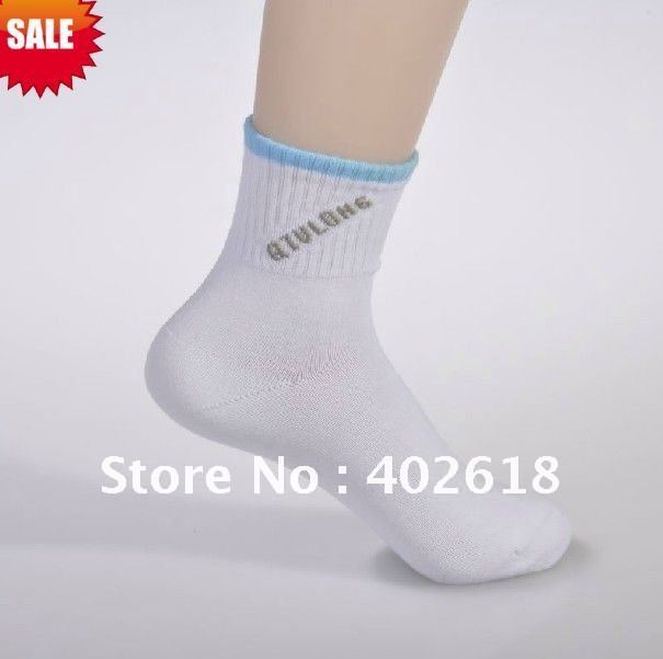 Hot sale 12pcs/lot, ladies socks, bamboo socks, white color, high quality Wholesale & Free shipping
