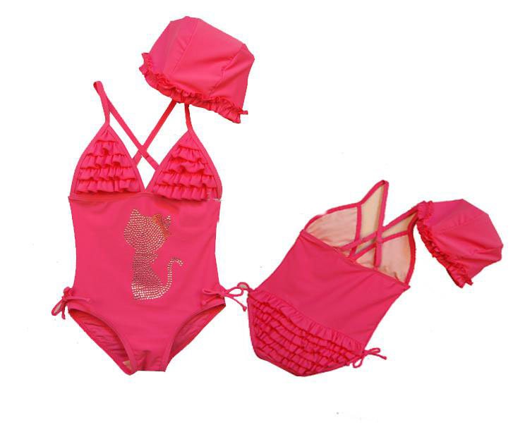 Hot sale 2-piece set Baby girls Bikini Swimwear Kids' bathing suit Girls Tankinis swimwear girl swimsuit