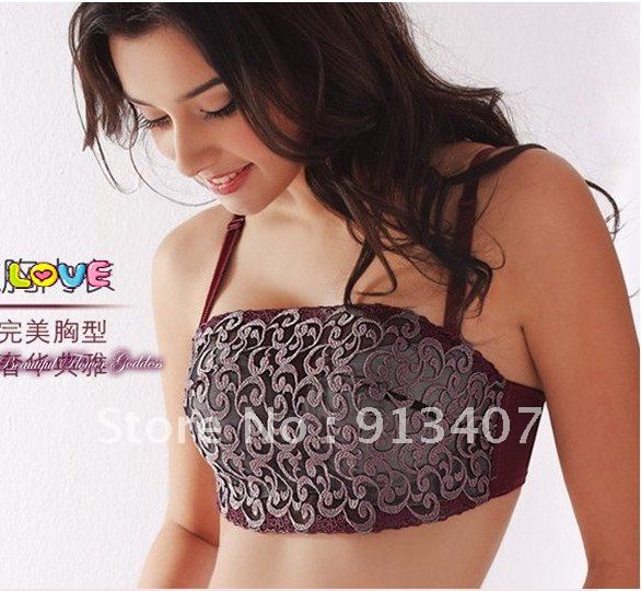 Hot sale 2012 NEW Anti-Static Push-up convertible straps lace Bra   free shipping,high quality