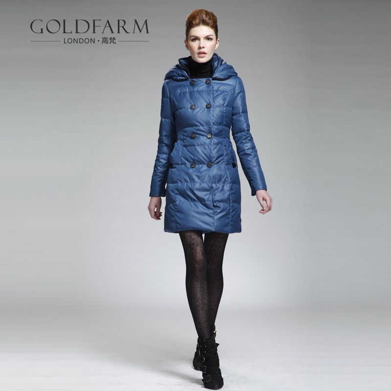 Hot sale ! 2012 new Fashion winter  women's  double breasted down coat outerwear free shipping Thickening warm down jacket