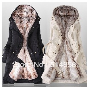 Hot sale 2012 winter lady thicken wool inside wind coat long pattern slim overcoat