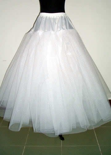 Hot sale A-line 4 Layers NO-Hoop Net Crinoline/Petticoat/Underskirt/bridesmaid dresses