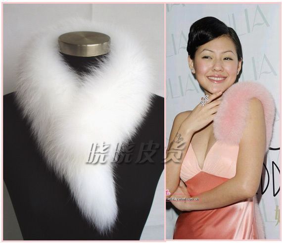 Hot Sale Authentic Fox Fur Scarf/Collar Multicolor New Arrival