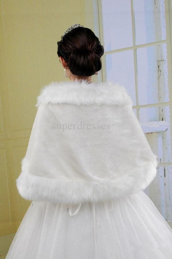 Hot Sale big shawl stole amice Wraps Jackets for Bridal winter formal Wedding Dresses 5207