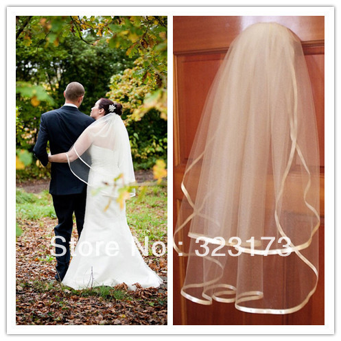 Hot Sale Bridal Veils Tulle Short Veil Wedding Accessories