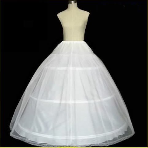Hot sale Cheapeat 3 Hoop Wedding Bridal Gown Dress Petticoat Underskirt Crinoline Wedding Accessories Hot sale 50% off