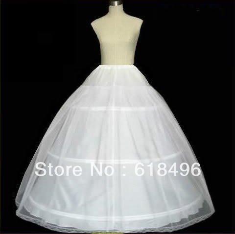 Hot sale Cheapeat 3 Hoop Wedding Bridal Gown Dress Petticoat Underskirt Crinoline Wedding Accessories Hot sale 50% off to sale