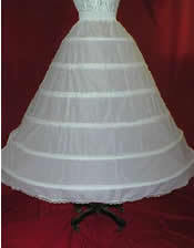 Hot sale cheapest  6 hoops whiteg bridal gown dress petticoat underskirt crinoline wedding accessories