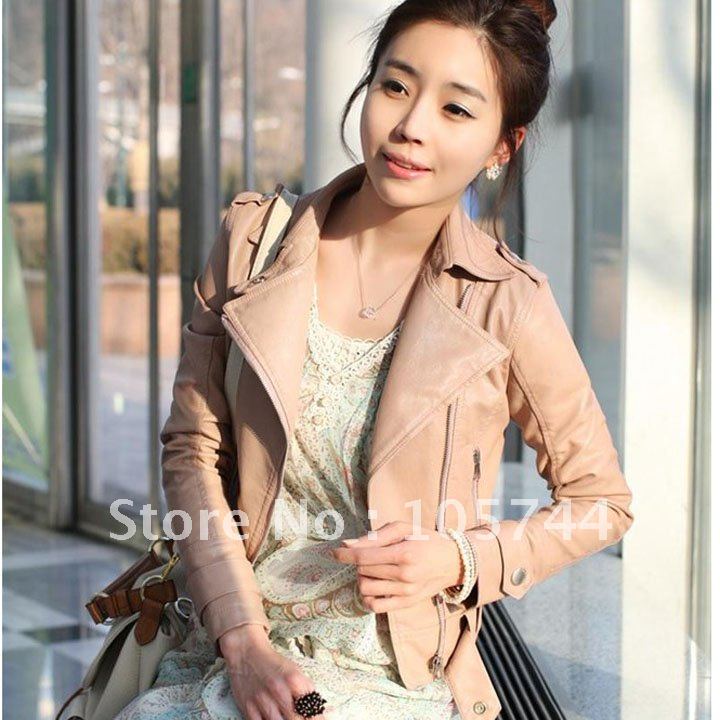 HOT Sale !! factory wholesale fashion PU leather jackets for lady 1pc/lot promotion price jackets for women,size:S,M,L(JDD11003)