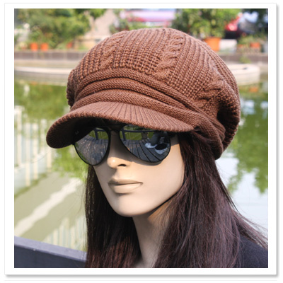 Hot sale female autumn and winter knitted hat