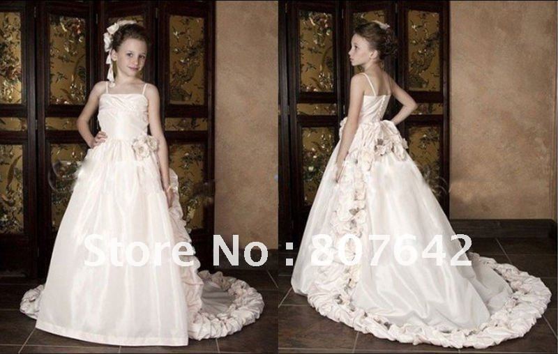 Hot Sale Flower Girl dress /flower girl gown flower girl wear Custom-size/color wholesale/retailSky725