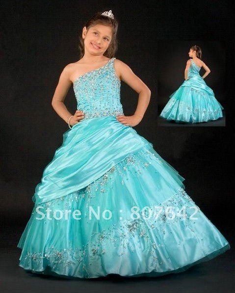 Hot Sale Flower Girl dress /flower girl gown  girls' gown Custom-size/color wholesale/retailSky724
