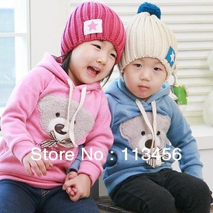 hot sale ! free shipping 5pcs/lot baby /Toddler /kids bear Sweater/ coat/Girl's and Boy's Sweater/Kids Clothes
