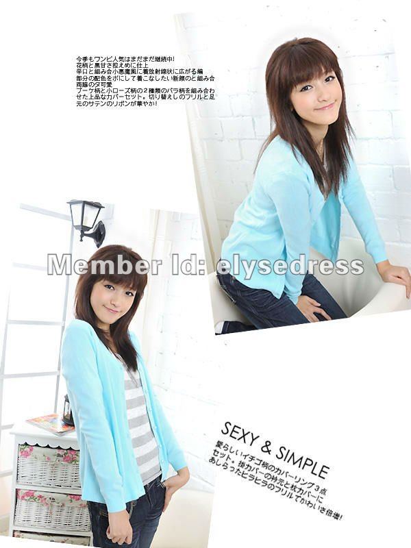 Hot Sale/FREE SHIPPING/DROP SHIPPING In Stock Sky Blue Wholesale 2013 new New Year Christmas' cardigan sweater (Drop shipping su
