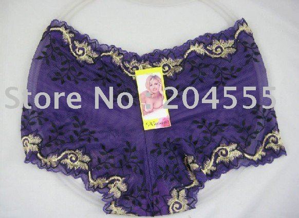 Hot sale free shipping stock ladies brief,sexy lace boxer short,women's sexy underwear 600pcs/lot