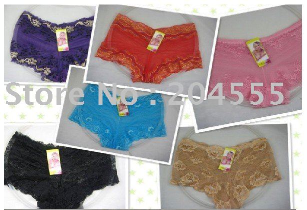 Hot sale free shipping stock ladies brief,sexy lace boxer short,women's sexy underwear 600pcs/lot