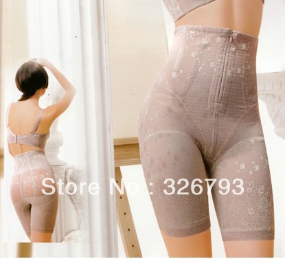 Hot sale!Freeshipping+Wholesale Autumn! high waist abdomen/drawing body shaping beauty care pants/slimming plastic belly pants