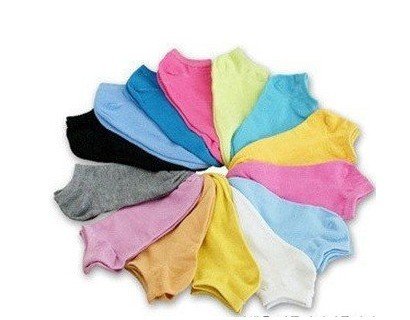 Hot sale!! Kerean candy socks Boat socks floor socks (multi-color random fat),foot cover 10pcs/lot Free shipping