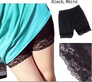 HOT SALE Lady's Modal Lace Shorts Pants 10pcs/lot  Fashion Sexy Women Shorts/Tight Legging Free Ship AX0017