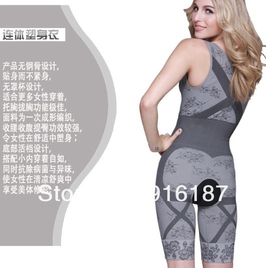 Hot Sale Magic slimming underwear gen bamboo charcoal slimming suits Pants Bra Bodysuit Body Shaping clothing DHL Free shipping